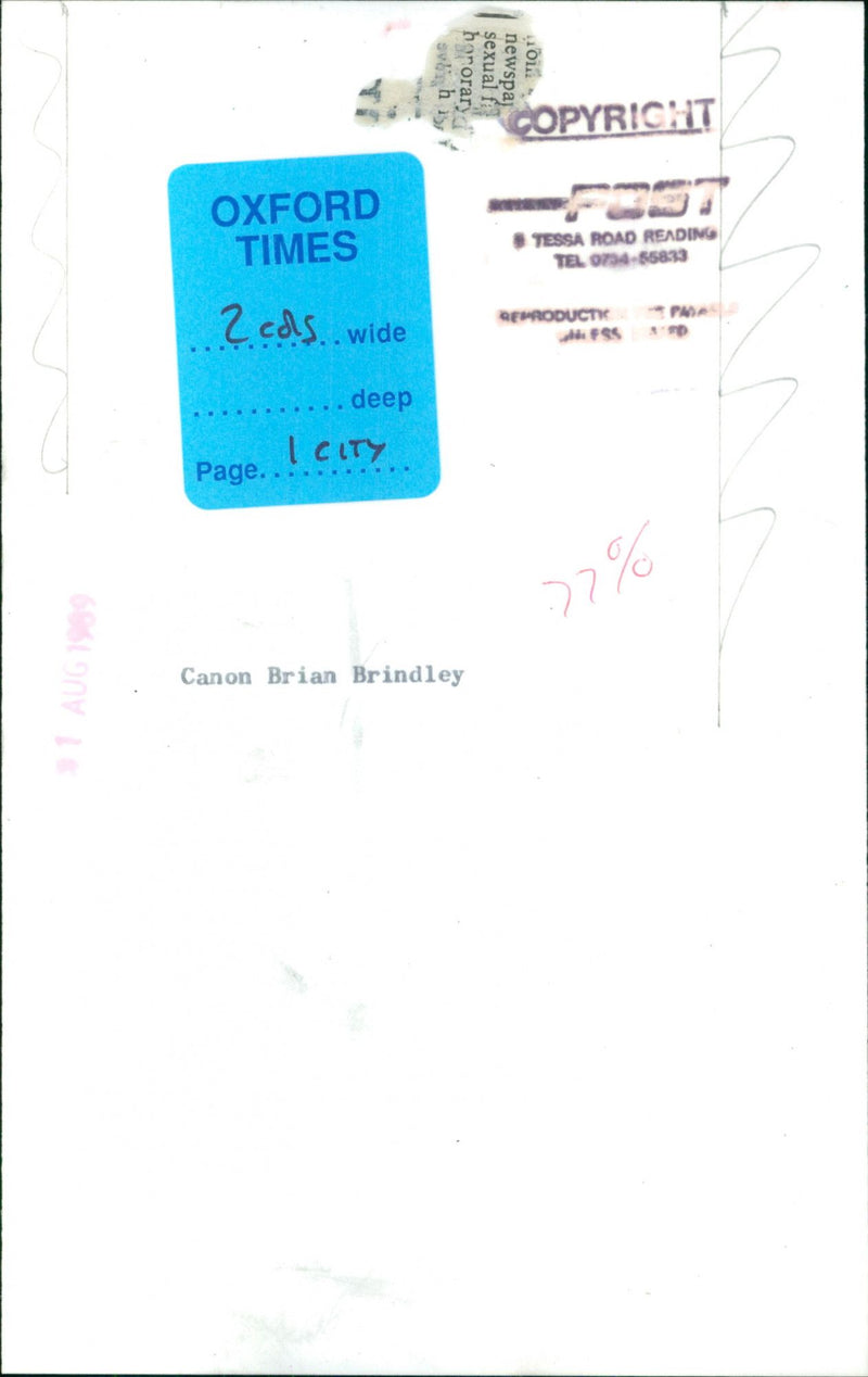 Brian Brindley - Vintage Photograph