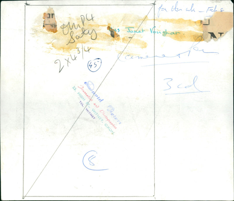 Miss Janet Vaughan - Vintage Photograph