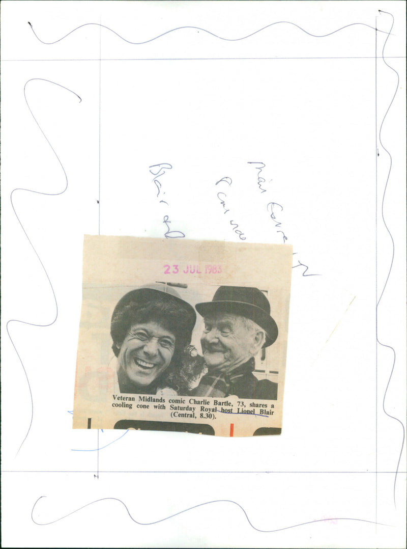 Lionel Blair - Vintage Photograph