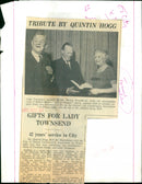 Lady Townsend - Vintage Photograph