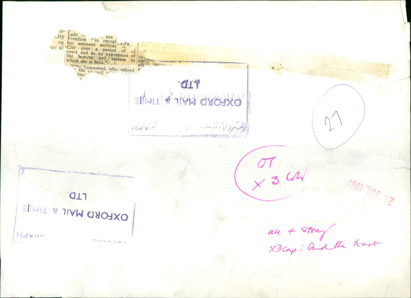 Lady Townsend - Vintage Photograph