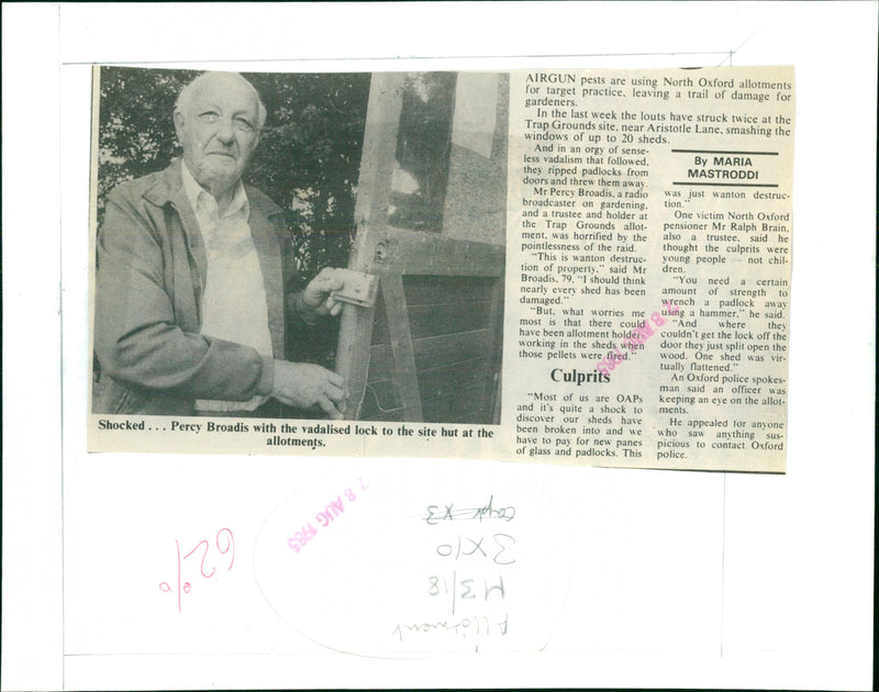 Percy Broadis - Vintage Photograph