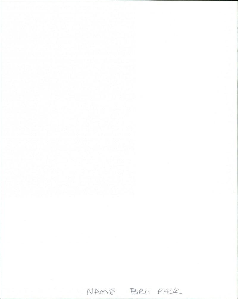 Brit Pack - Vintage Photograph