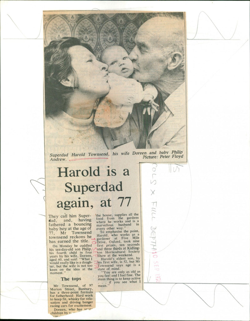 Harold Townsend - Vintage Photograph