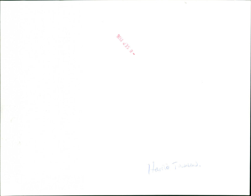 Harold Townsend - Vintage Photograph