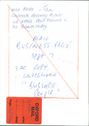 Mike Blake - Vintage Photograph