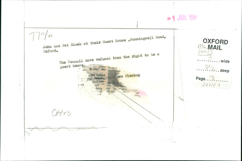 John and Pat Blaok - Vintage Photograph