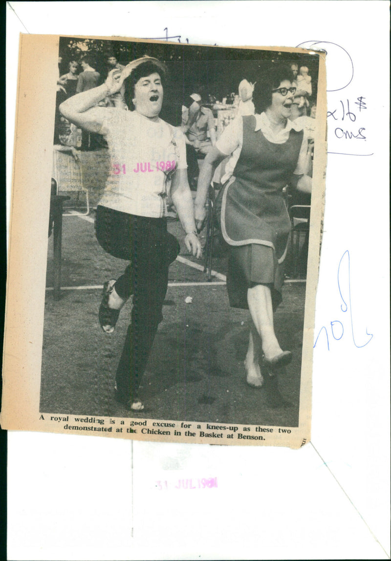 Prince of Wales wedding celebration - Vintage Photograph