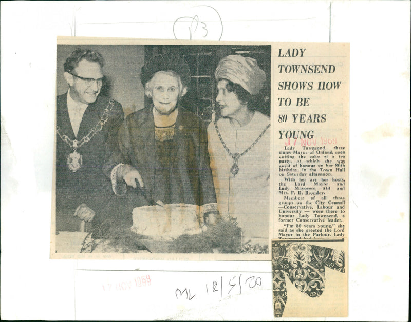 Lady Townsend - Vintage Photograph