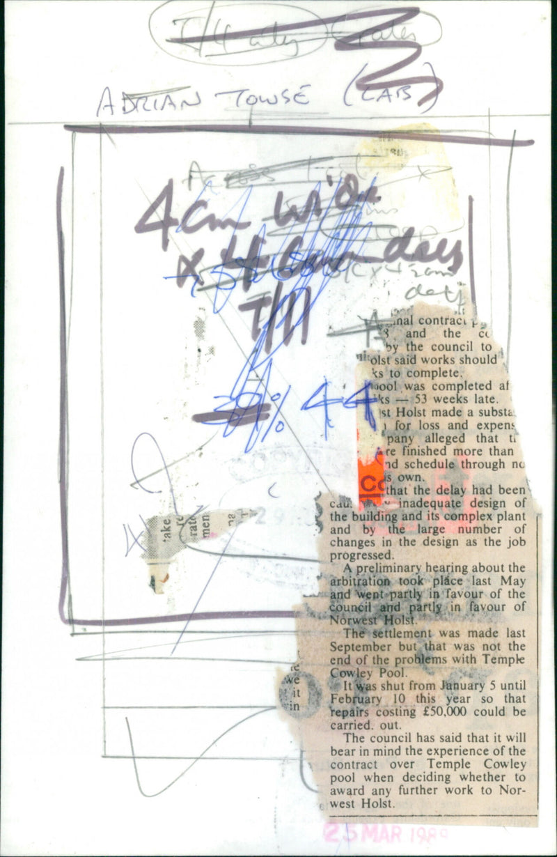 Adrian Towse - Vintage Photograph