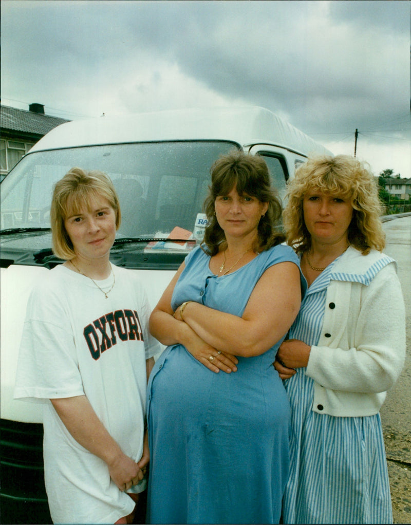 Ms Jacky Black, Andrea Clark , Carly king - Vintage Photograph