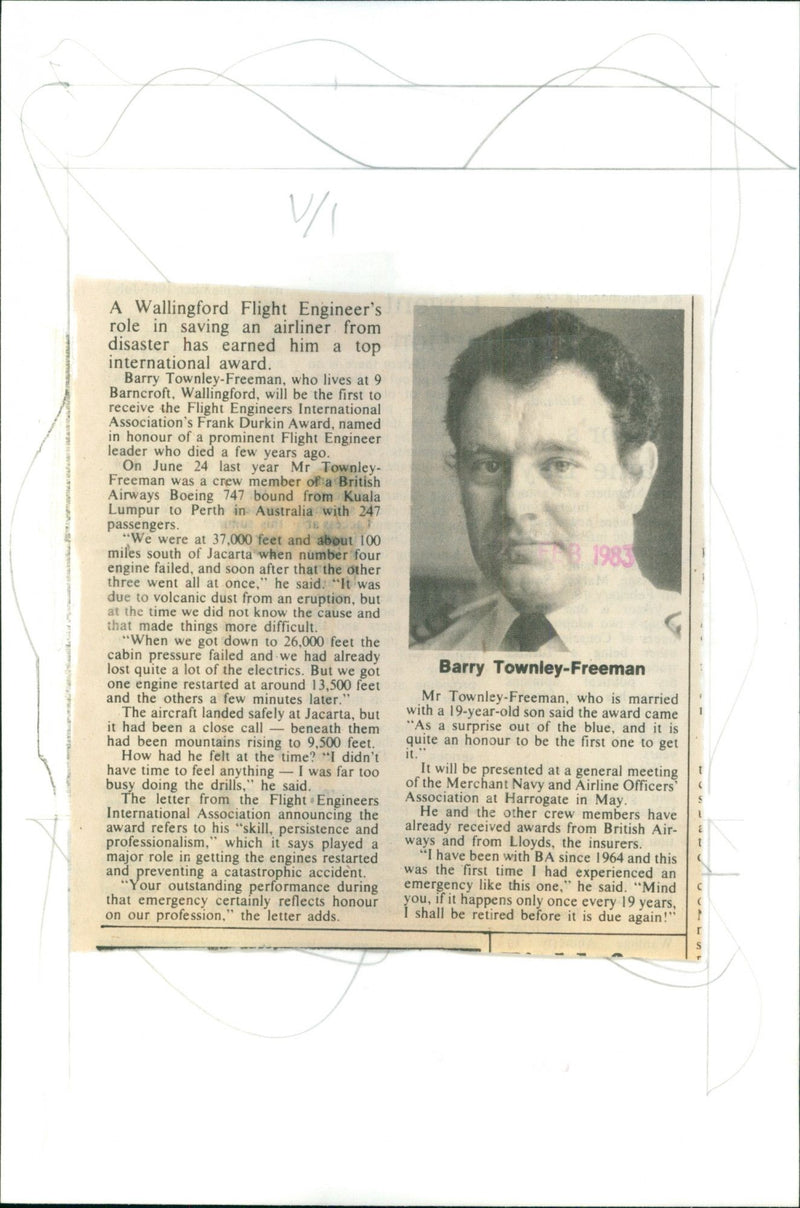 Barry Townley-Freeman - Vintage Photograph