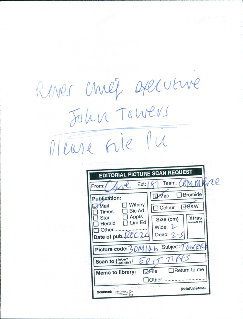 John Towers - Vintage Photograph