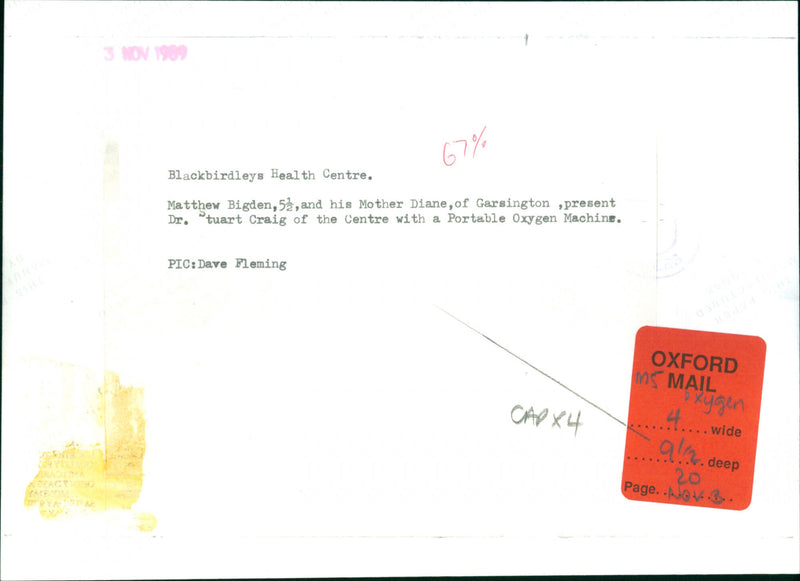 Matthew Bigden - Vintage Photograph