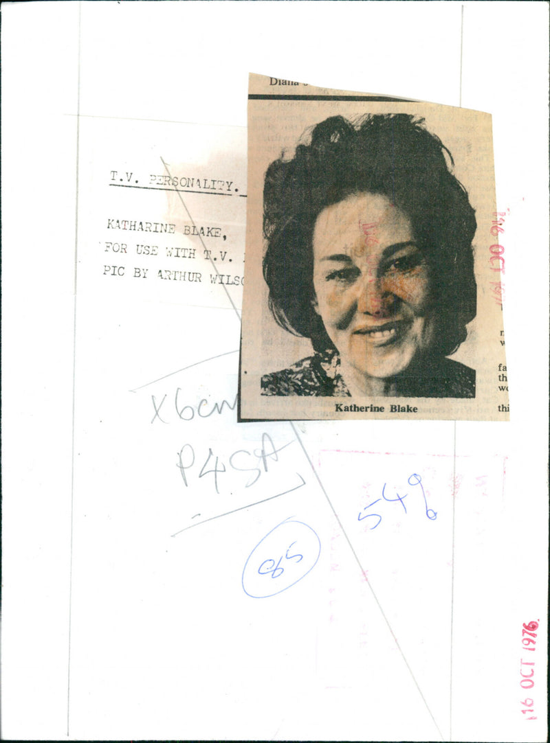 Katherine Blake - Vintage Photograph