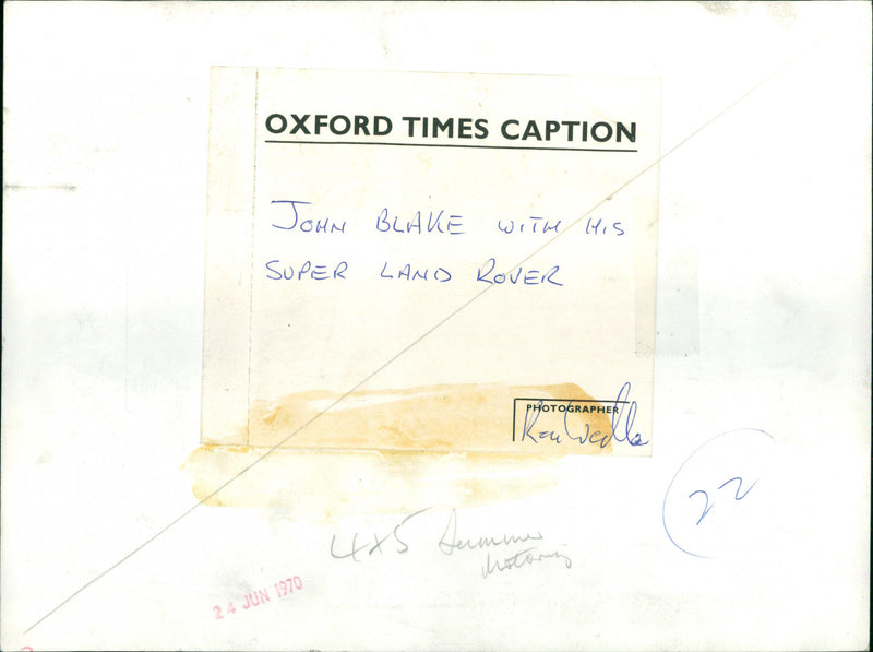 John Blake - Vintage Photograph