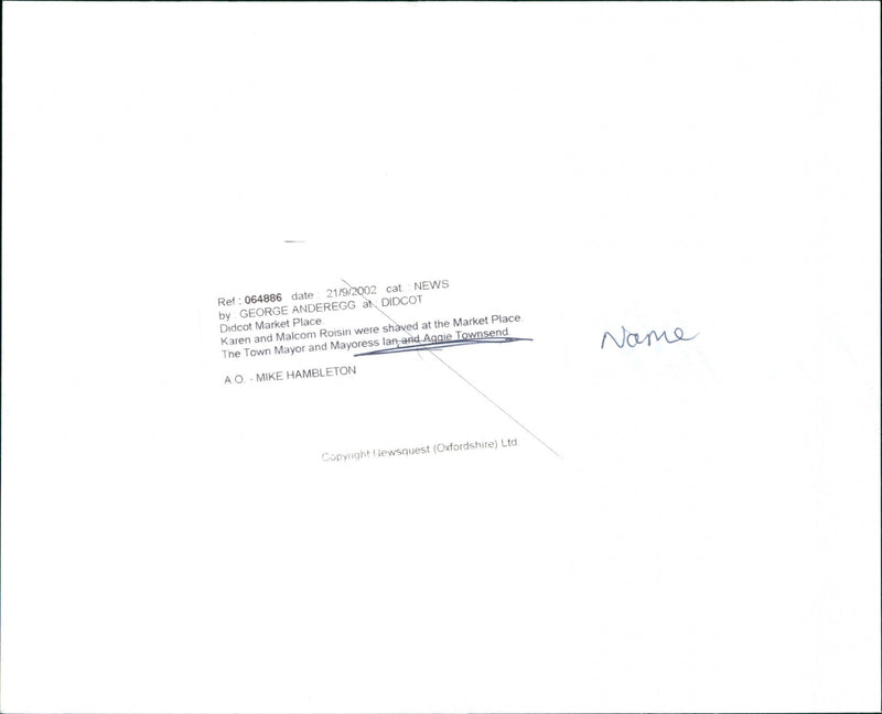 Ian and Aggie Townsend - Vintage Photograph