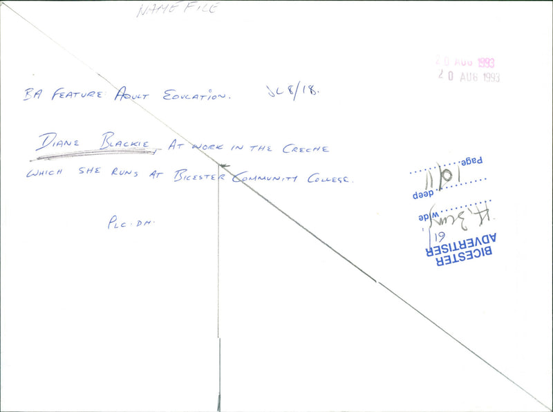 Diane Blackie - Vintage Photograph