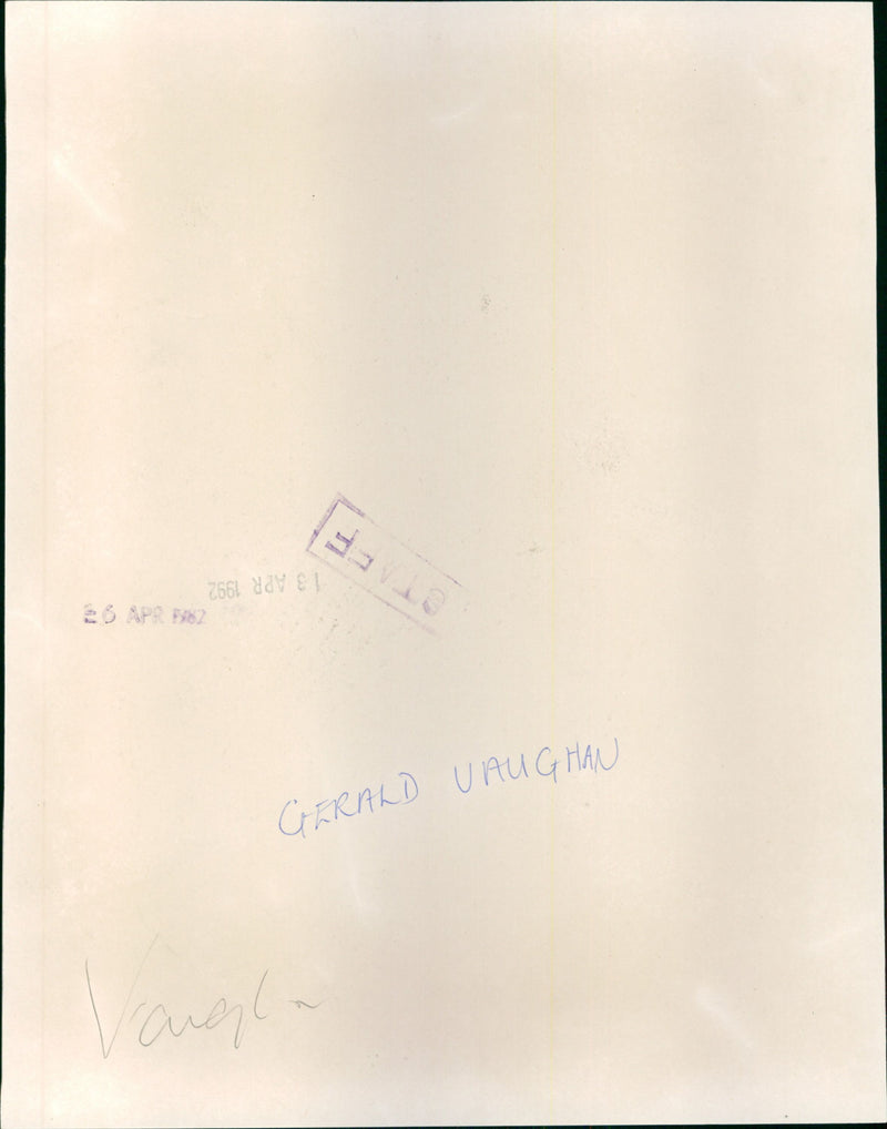 Gerald Vaughan - Vintage Photograph