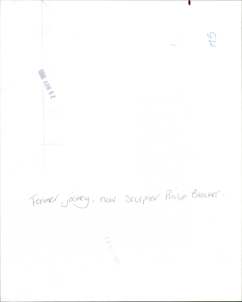 Philip Blacker - Vintage Photograph