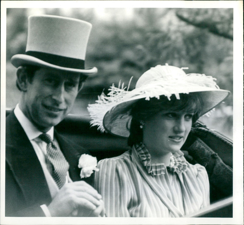 Prince Charles and Lady Diana Spencer - Vintage Photograph