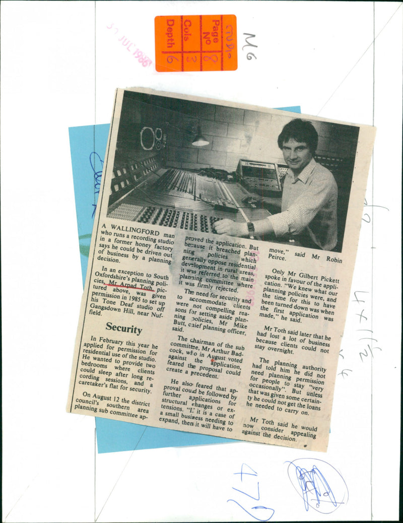 Mr. Arpad Toth - Vintage Photograph