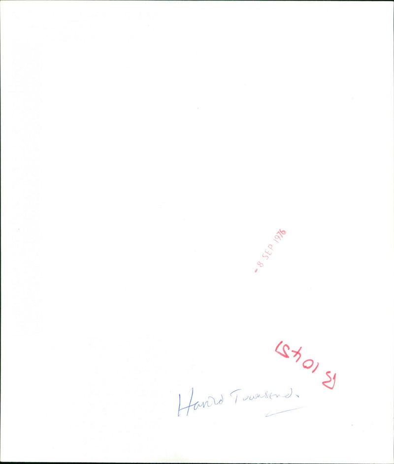 Harold Townsend - Vintage Photograph