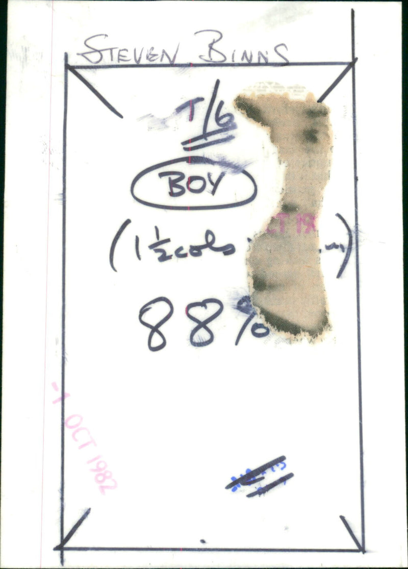 Steven Binns - Vintage Photograph