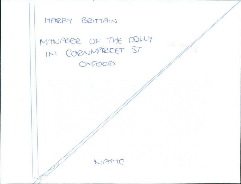 Harry Brittain - Vintage Photograph