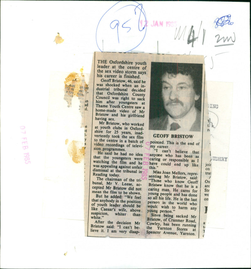 Geoff Bristol - Vintage Photograph