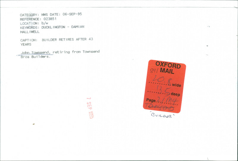 John Townsend - Vintage Photograph