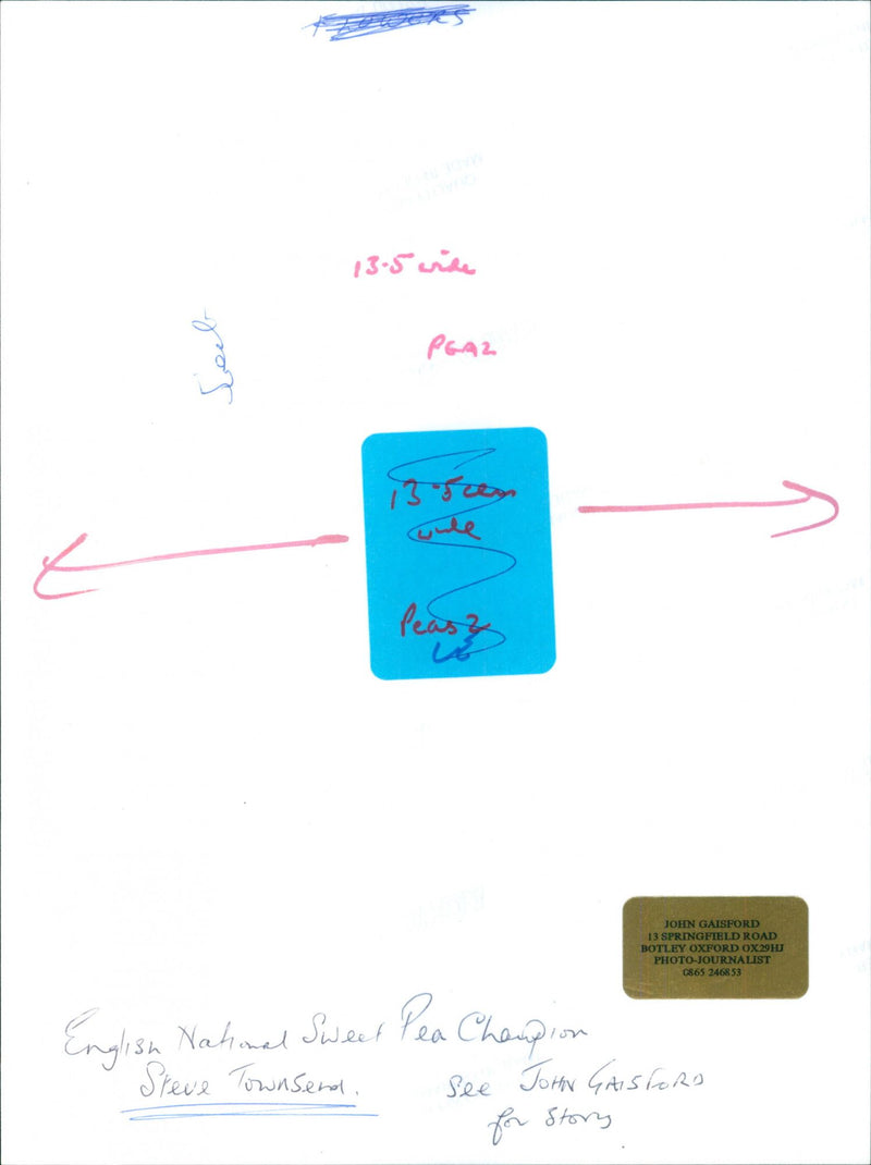 Steve Townsend - Vintage Photograph