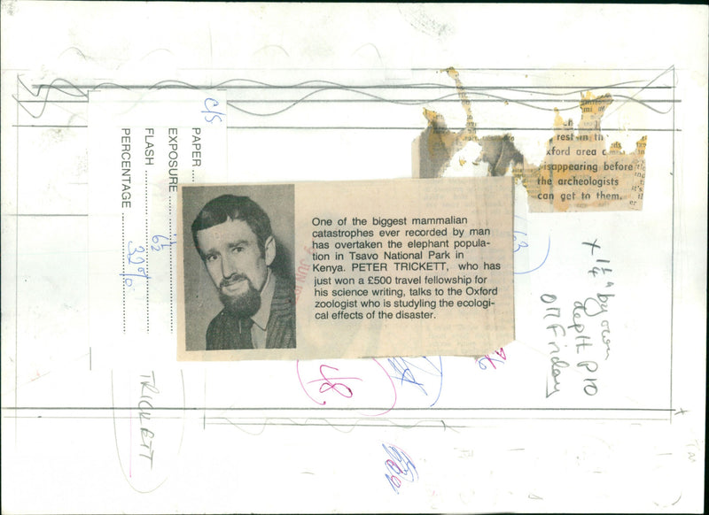 Peter Trickett - Vintage Photograph