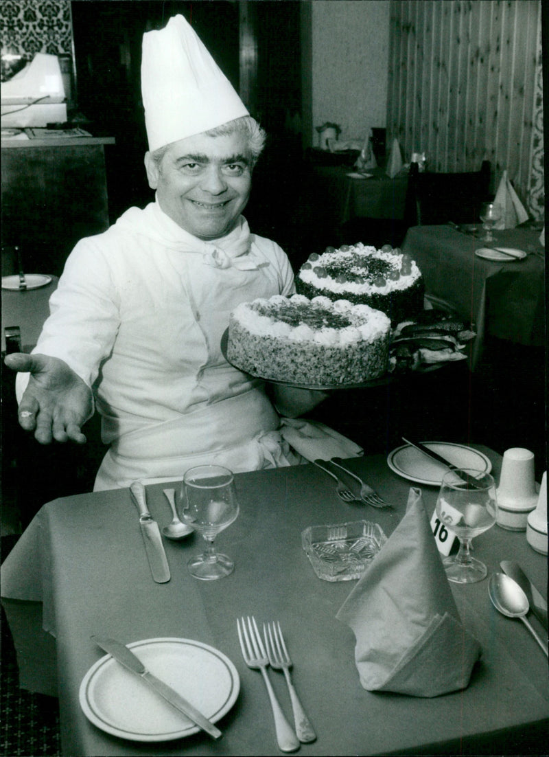Domenico tosti chef - Vintage Photograph