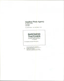 Margaret Thatcher - Vintage Photograph