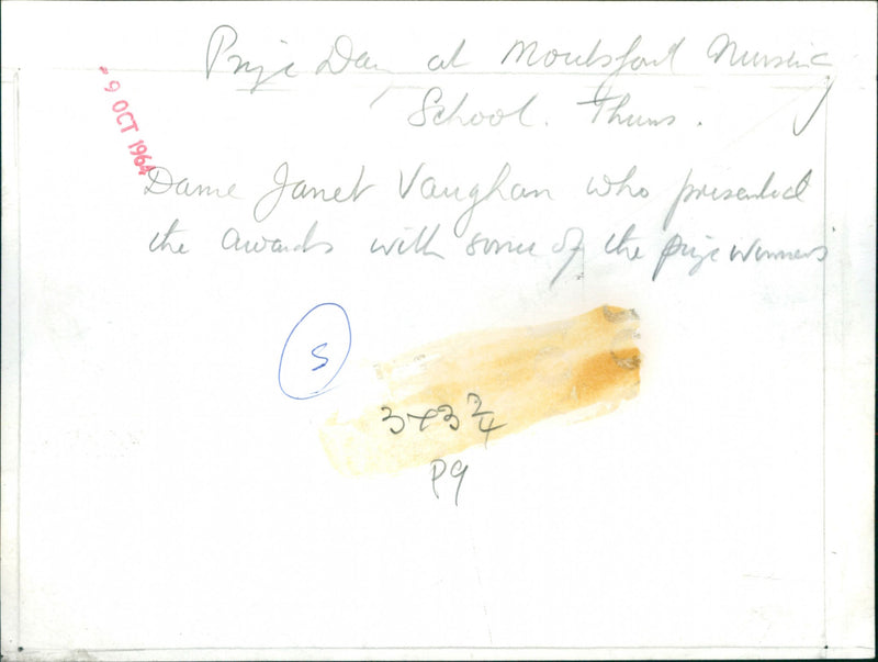 Dame Janet Vaughan - Vintage Photograph