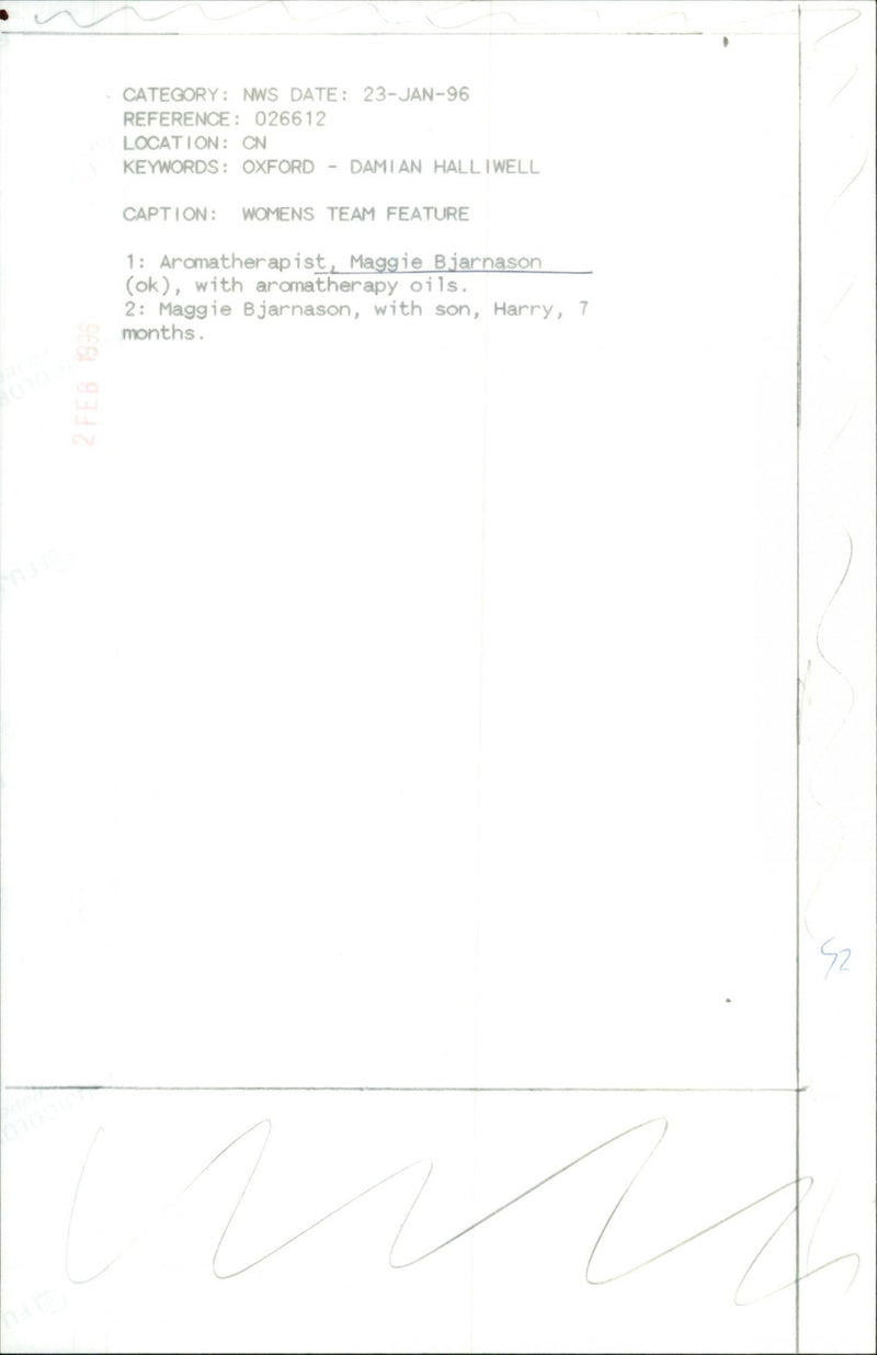 Maggie Bjarnason - Vintage Photograph