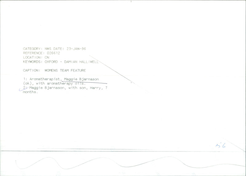 Maggie Bjarnason - Vintage Photograph