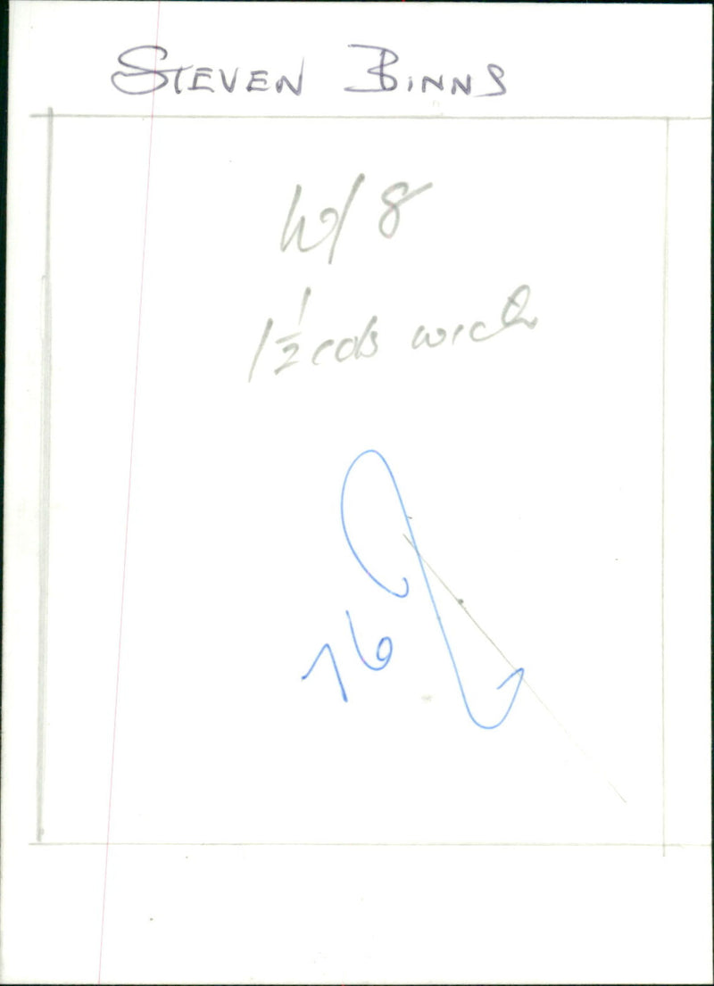 Steven Binns - Vintage Photograph