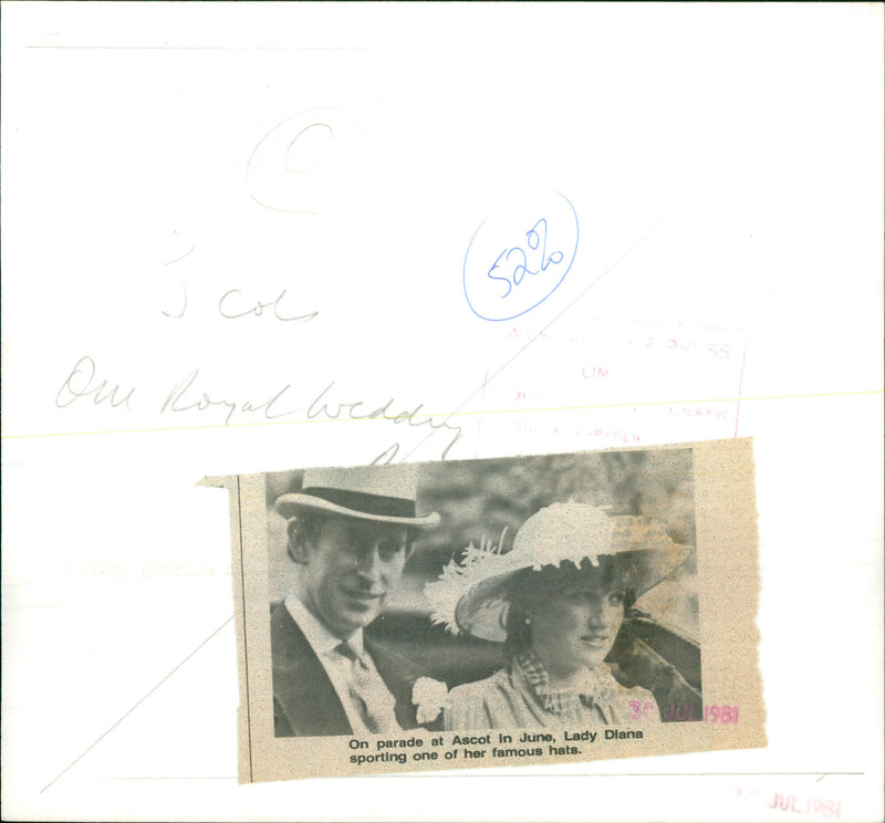 Royal wedding - Vintage Photograph
