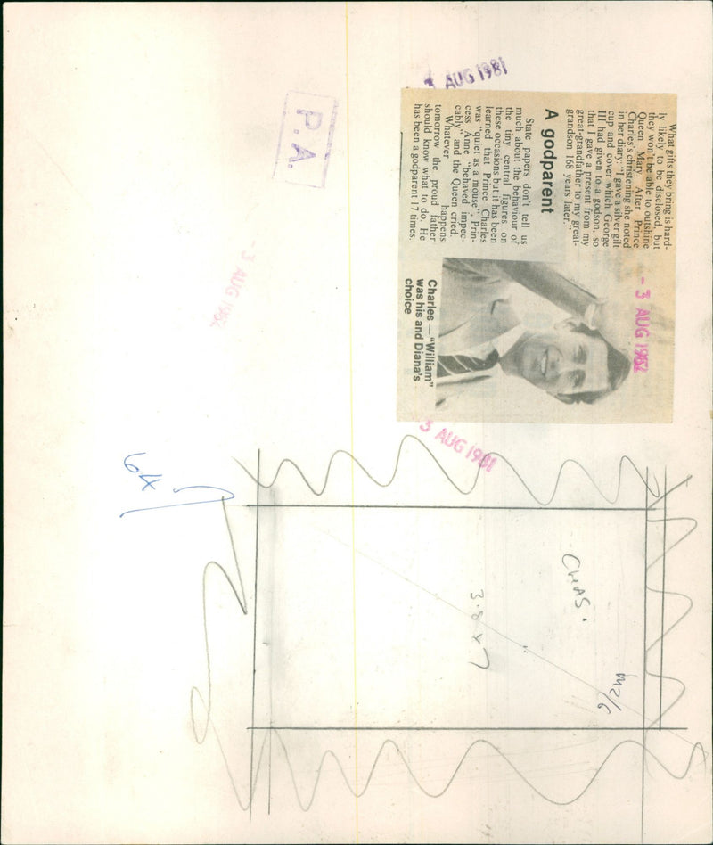 The Prince and Princess of Wales - Vintage Photograph