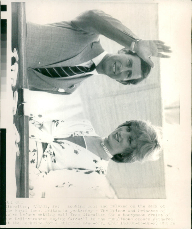 The Prince and Princess of Wales - Vintage Photograph
