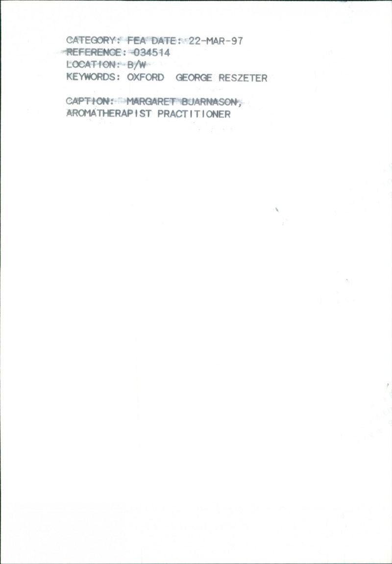 Margaret Bjarnason - Vintage Photograph