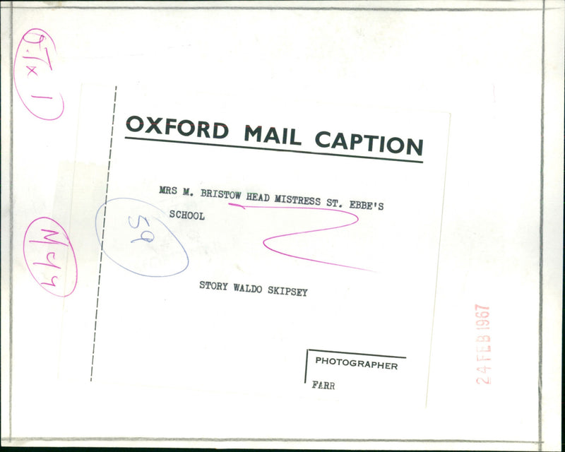 Marris Bristow - Vintage Photograph