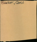 Blacker Carol - Vintage Photograph