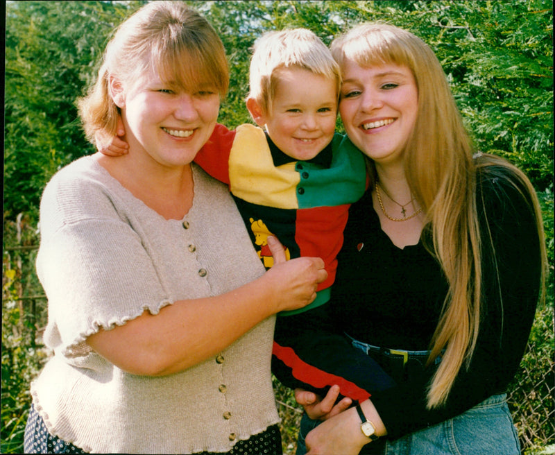 Gray Bithell, Damon, Andrea Coleman - Vintage Photograph