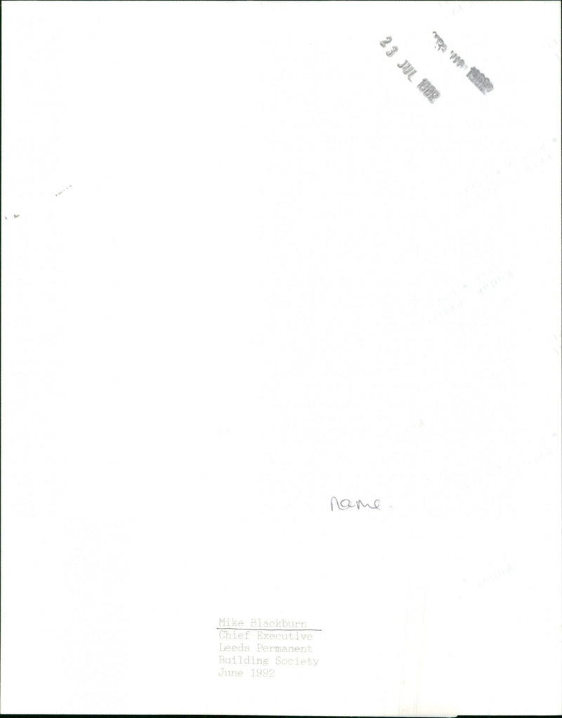 Mike Blackburn - Vintage Photograph