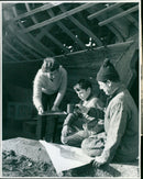 Arthur, Marcus & Dena Blackburn - Vintage Photograph