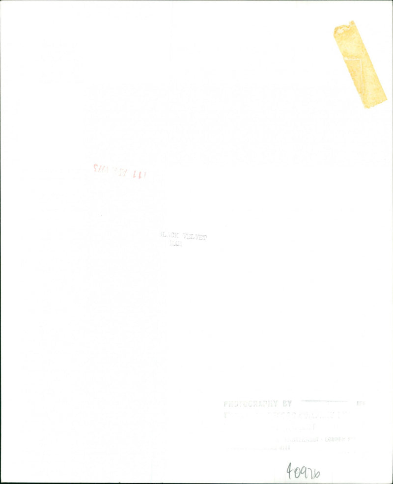 Black velvet pop group - Vintage Photograph