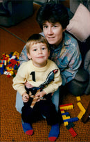 Jean Blackah and son steven - Vintage Photograph